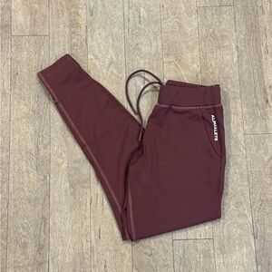 Alphalete Maroon Track Pants